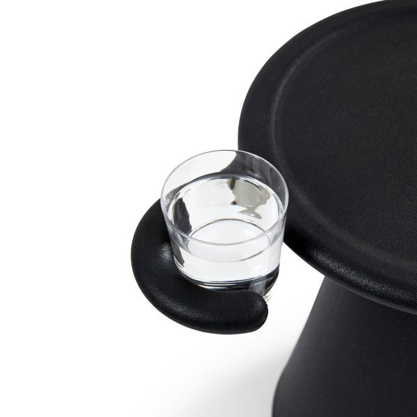 SOS Side Table & Stool from Heller - Black