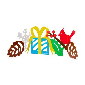 Deck the Halls! Holiday Pop-Up Cards - Set of 8