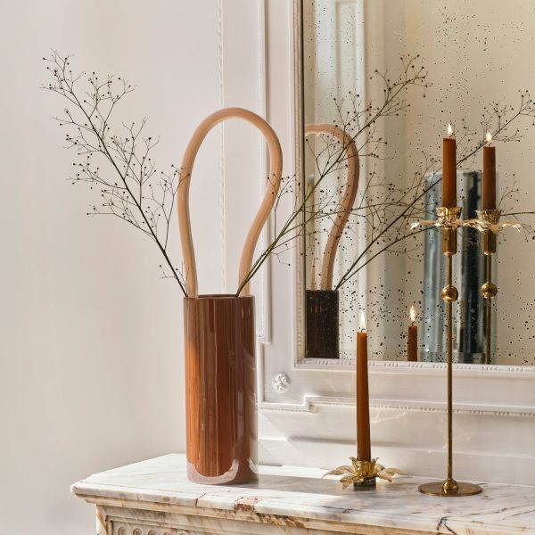Vitra D??coupage Ceramic Vase - Orange