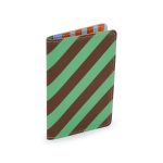 Dusen Dusen Recycled Leather Passport Case - Stripe