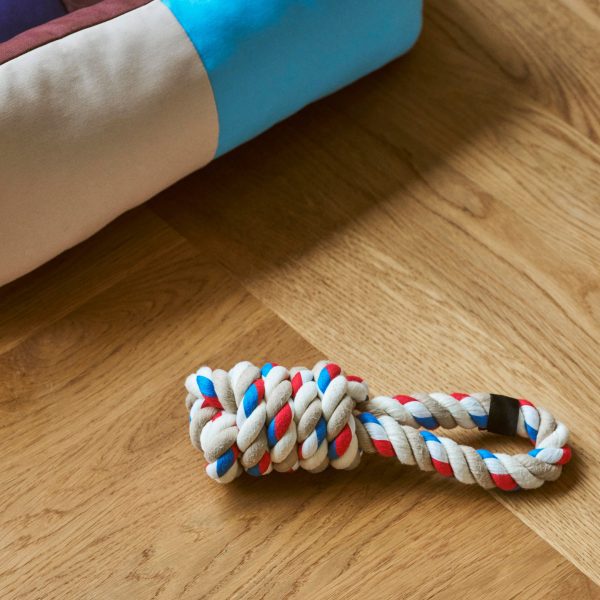HAY Rope Toy for Dogs in Recycled Polyester - Red/ Turquoise