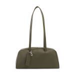 Baggu Recycled Leather Bowler Bag - Loden