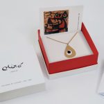 Joan Mir?? Gold-Plated Teardrop Necklace